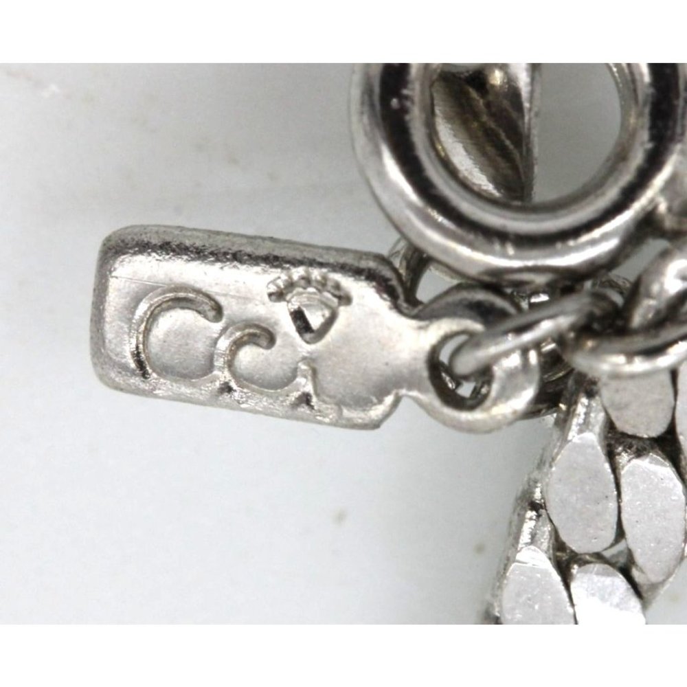 CCI Caret Creation Inc, fine quality silver tone serpentine chain necklace 23" - Picture 6 of 8